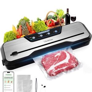 Vacuum Sealer Machine - Silver and Black